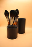 Makeup brush set 11 pcs + brush case
